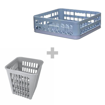 GGM Gastro Máy Rửa Ly Compact Hai Lớp Vỏ - Điều Khiển Số - 2.97kW - Kèm Bộ Làm Mềm Nước Tích Hợp - Bơm Xả, Bơm Hóa Chất & Trợ Xả