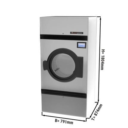 GGM Gastro Máy Sấy Quần Áo Điện Thoát Khí - 14kg - Điều Khiển Cảm Ứng