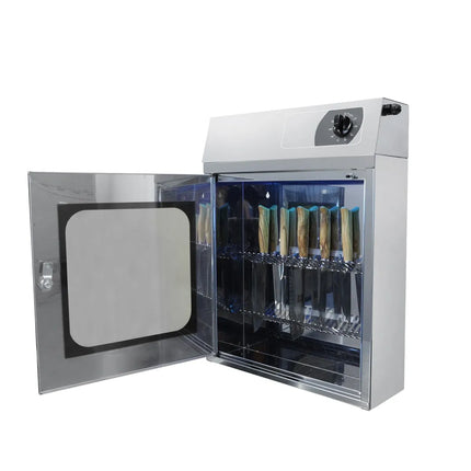 GGM Gastro Máy Tiệt Trùng Dao UV - 30 Dao - 20W - Hẹn Giờ Đến 120 Phút - Kèm Giá Đỡ Dao