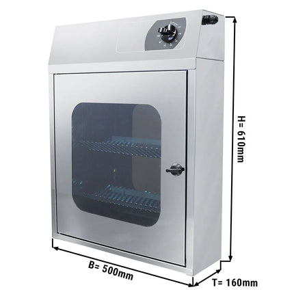 GGM Gastro Máy Tiệt Trùng Dao UV - 30 Dao - 20W - Hẹn Giờ Đến 120 Phút - Kèm Giá Đỡ Dao