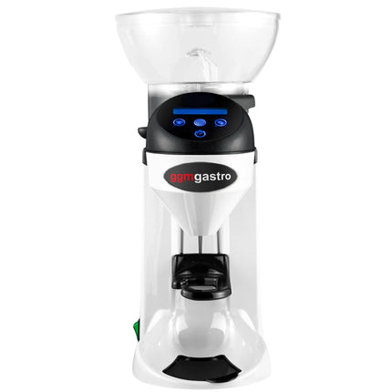 GGM Gastro Máy Xay Cà Phê - 1kg - 77dB - Có Bộ Định Lượng - Trắng