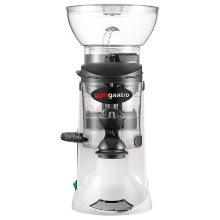 GGM Gastro Máy Xay Cà Phê - 1kg - 77dB - Có Bộ Định Lượng - Trắng