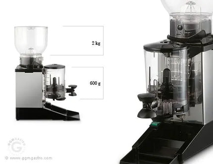 GGM Gastro Máy Xay Cà Phê - 1kg - Có Bộ Định Lượng - Vỏ Thép Không Gỉ