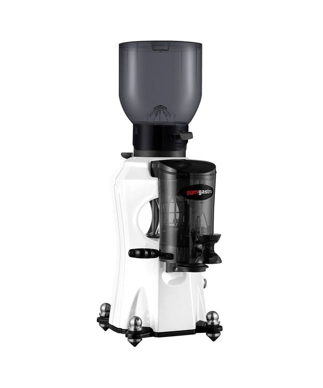 GGM Gastro Máy Xay Cà Phê - 2kg - 45dB - Có Bộ Định Lượng - Trắng