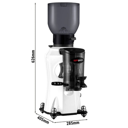 GGM Gastro Máy Xay Cà Phê - 2kg - 45dB - Có Bộ Định Lượng - Trắng