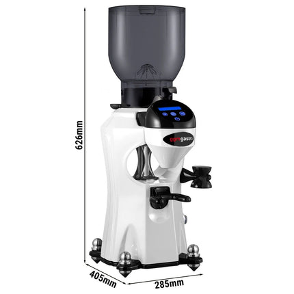 GGM Gastro Máy Xay Cà Phê - 2kg - 45dB - Có Bộ Định Lượng - Trắng