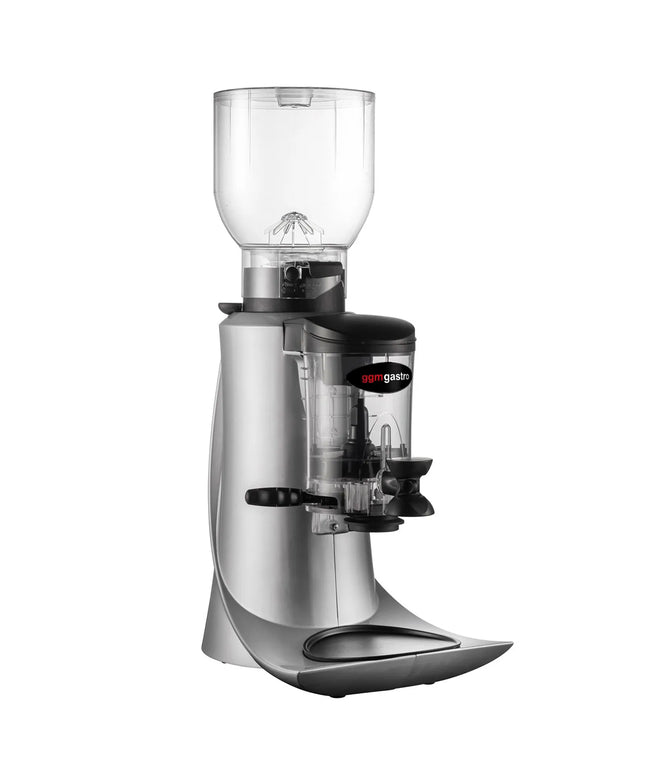 GGM Gastro Máy Xay Cà Phê - 2kg - 55dB - Có Bộ Định Lượng - Bạc