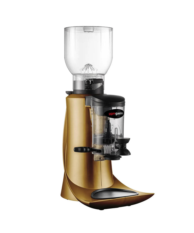GGM Gastro Máy Xay Cà Phê - 2kg - 55dB - Có Bộ Định Lượng - Vàng Gold