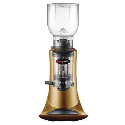 GGM Gastro Máy Xay Cà Phê - 2kg - 55dB - Có Bộ Định Lượng - Vàng Gold
