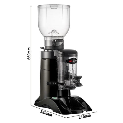 GGM Gastro Máy Xay Cà Phê - 2kg - 63dB - Có Bộ Định Lượng - Đen