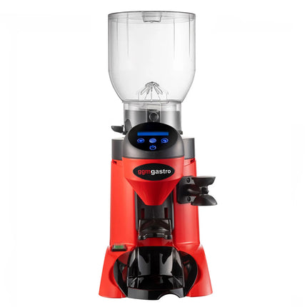 GGM Gastro Máy Xay Cà Phê - 2kg - 63dB - Có Bộ Định Lượng - Đỏ