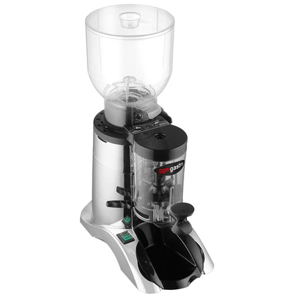 GGM Gastro Máy Xay Cà Phê - 2kg - 77dB - Có Bộ Định Lượng - Bạc