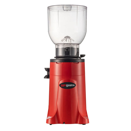 GGM Gastro Máy Xay Cà Phê - 2kg - 77dB - Có Bộ Định Lượng - Đỏ