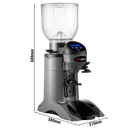 GGM Gastro Máy Xay Cà Phê - 2kg - Có Bộ Định Lượng - Xám