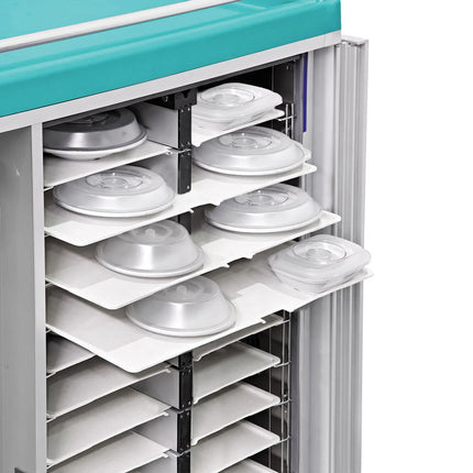 GGM Gastro Meal Delivery Trolley - Hot & Cold - 24 plated meals or 24x special trays 37/63 - incl. 24 special trays (37/63)