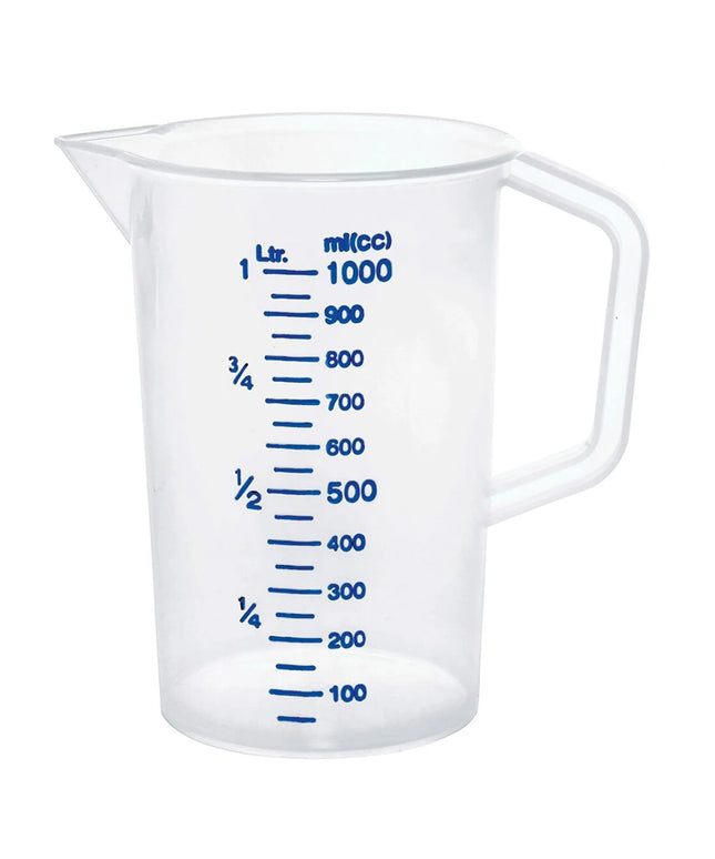 GGM Gastro Measuring Jug - Polypropylene - 1L - with 100ml graduations
