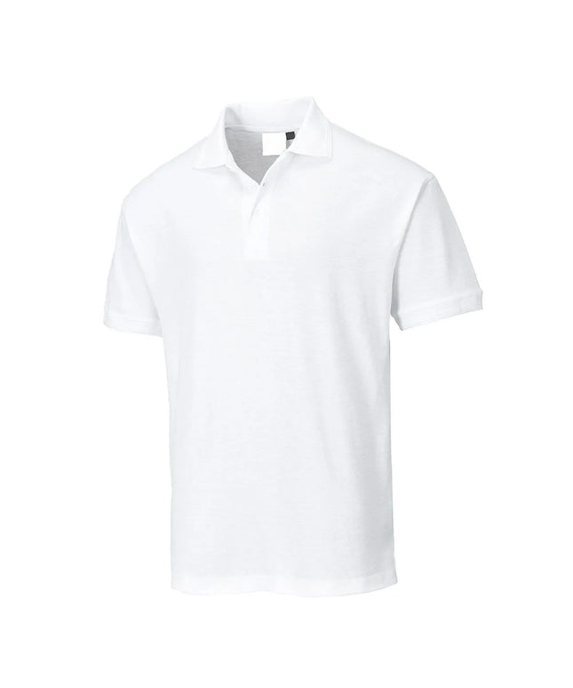 GGM Gastro Men’s Cotton Polo Shirt - White - Size: XS