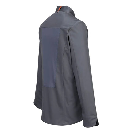 GGM Gastro MeshAir Pro Unisex Chef Jacket - Long Sleeve - Grey - Size: L