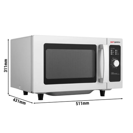 GGM Gastro Microwave - 25 Litres - 1000W - Manual