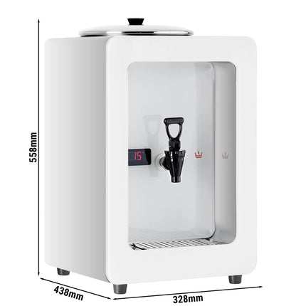 GGM Gastro Milk warmer PREMIUM - Digital - 5L - 1.2kW - White - incl. tap