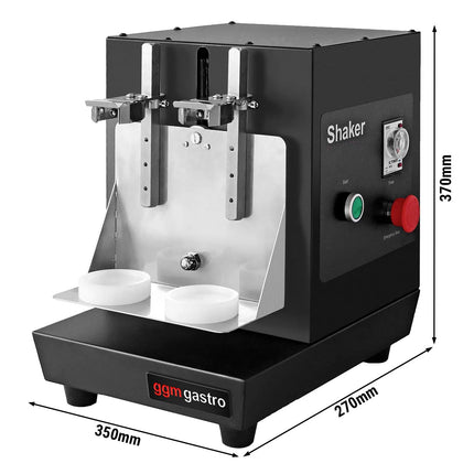 GGM Gastro Milkshake & Bubble Tea Mixer - double - 40W - 240rpm - Black - 0.75L