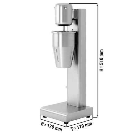 GGM Gastro Milkshake & Drinks Mixer ECO - single spindle - 950ml - 80 Watt - 2 speeds