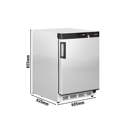 GGM Gastro Mini Commercial Undercounter Freezer Stainless Steel PREMIUM - 78L - Single Door