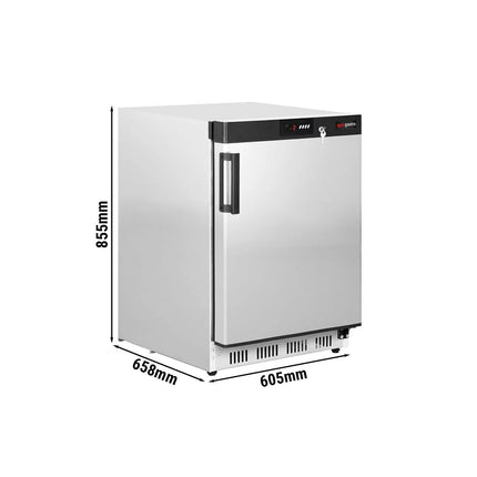 GGM Gastro Mini Commercial Undercounter Fridge Stainless Steel PREMIUM - 66L - Single Door