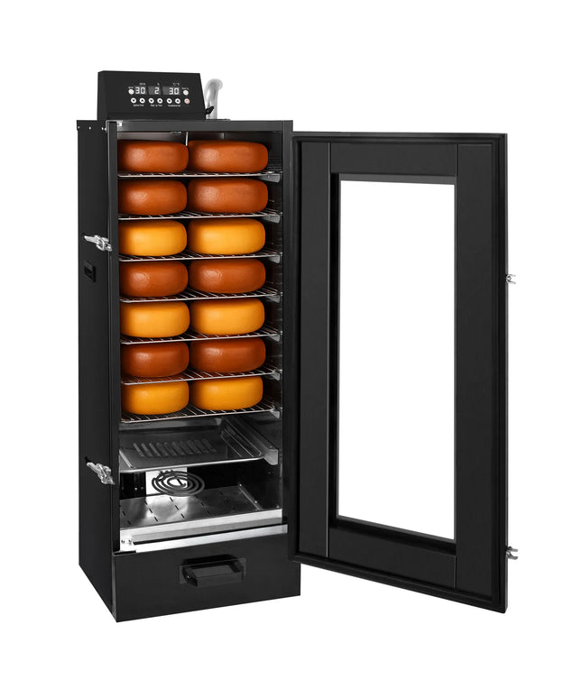 GGM Gastro Mini Smoker Oven - Digital - with 7 Racks & Glass Door - 475x450mm - Black