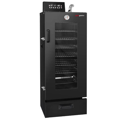 GGM Gastro Mini Smoker Oven - Digital - with 7 Racks & Glass Door - 475x450mm - Black