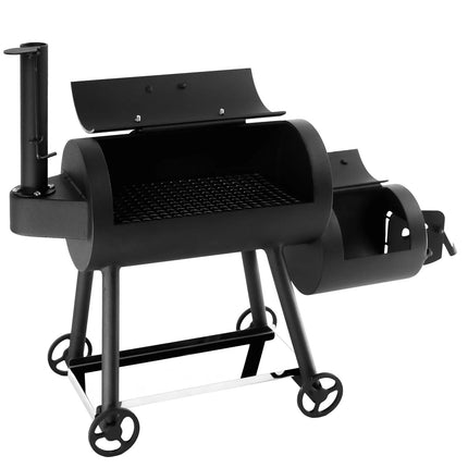 GGM Gastro Mini Smoker Oven - Manual - with 1 Racks - 450x165mm - on Wheels - Black