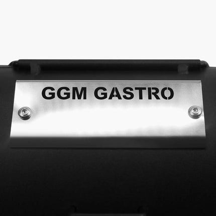 GGM Gastro Mini Smoker Oven - Manual - with 1 Racks - 450x165mm - on Wheels - Black