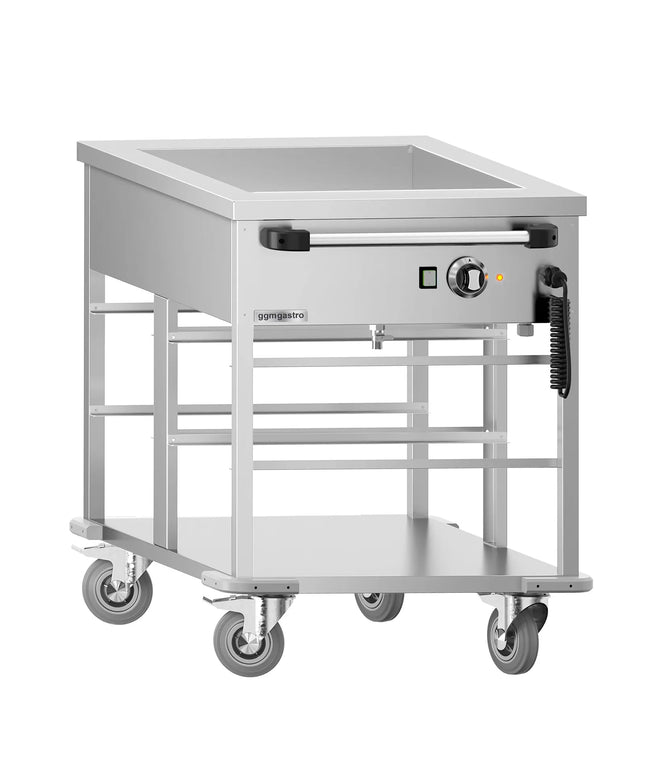 GGM Gastro Mobile Bain Marie - 2x GN 1/1 - 1 kW