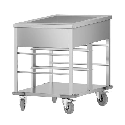 GGM Gastro Mobile Bain Marie - 2x GN 1/1 - 1 kW