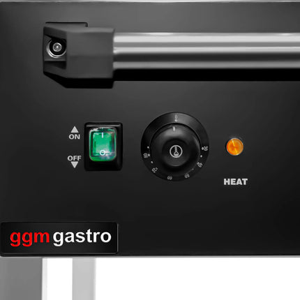 GGM Gastro Mobile Bain Marie - 2x GN 1/1 - 100mm deep - Wet Heat - 1,95 kW - with Drain Tap