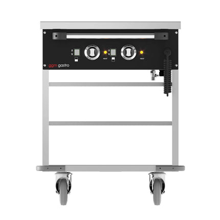 GGM Gastro Mobile Bain Marie - 2x GN 1/1 - 2 kW - individually controlled wells