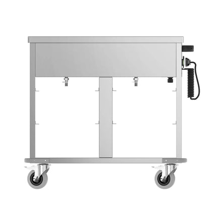 GGM Gastro Mobile Bain Marie - 2x GN 1/1 - 2 kW - individually controlled wells