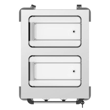 GGM Gastro Mobile Bain Marie - 2x GN 1/1 - 2 kW - individually controlled wells
