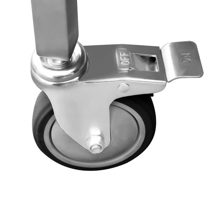 GGM Gastro Mobile Bain Marie - 3x GN 1/1 - 150mm deep - Wet Heat - 3 kW - individually controlled wells - with Drain Tap