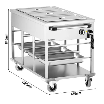 GGM Gastro Mobile Bain Marie - 3x GN 1/1 - 2,5 kW