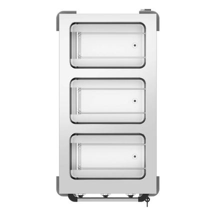 GGM Gastro Mobile Bain Marie - 3x GN 1/1 - 3 kW - individually controlled wells