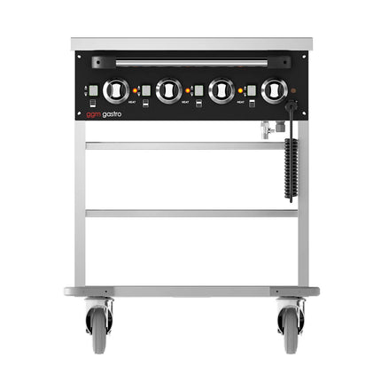 GGM Gastro Mobile Bain Marie - 4x GN 1/1 - 4 kW - individually controlled wells