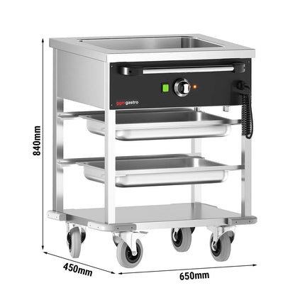 GGM Gastro Mobile Bain Marie - GN 1/1 - 1 kW