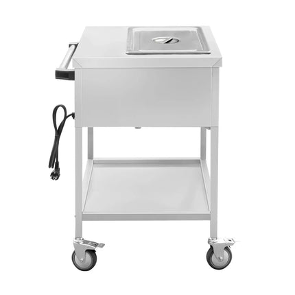 GGM Gastro Mobile Bain Marie - GN 1/1 - 200mm deep - 1,95 kW - with Drain Tap