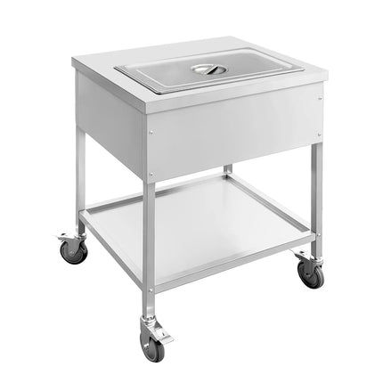 GGM Gastro Mobile Bain Marie - GN 1/1 - 200mm deep - 1,95 kW - with Drain Tap