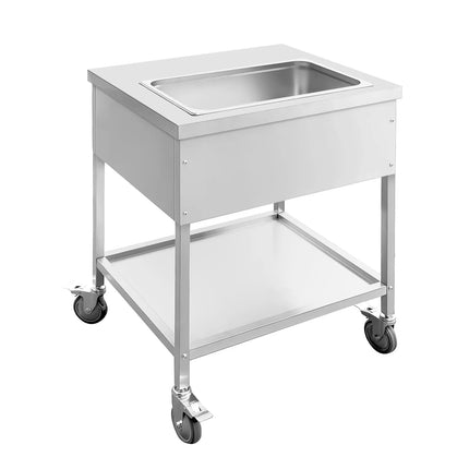 GGM Gastro Mobile Bain Marie - GN 1/1 - 200mm deep - 1,95 kW - with Drain Tap