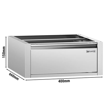GGM Gastro Module Ngăn Kéo PREMIUM - 1 Ngăn Kéo - 400x660mm - Module Gầm Bàn - Cho ATK Sâu 700mm