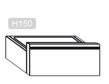 GGM Gastro Module Ngăn Kéo PREMIUM - 1 Ngăn Kéo - 400x660mm - Module Gầm Bàn - Cho ATK Sâu 700mm