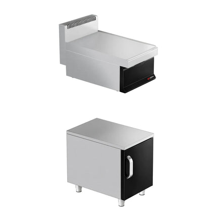 GGM Gastro Module Trung Tính & Tủ Bệ - Có Ngăn Kéo - Tủ Bệ Mario 700 - 400x700x1000mm - Thép Không Gỉ AISI 304 - 1 Cánh - Dòng Mario 700