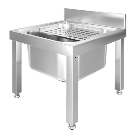 GGM Gastro Mop sink - Stainless steel - with drainer grid